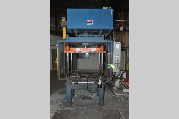Used Metal Mechanics Model: DCT-35 35 U.S. Ton Four Column (Post) Vertical Hydraulic Die Casting Trim Press