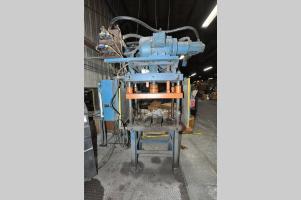 Used Metal Mechanics Model: DCT-30 30 U.S. Ton Four Column (Post) Vertical Hydraulic Die Casting Trim Press