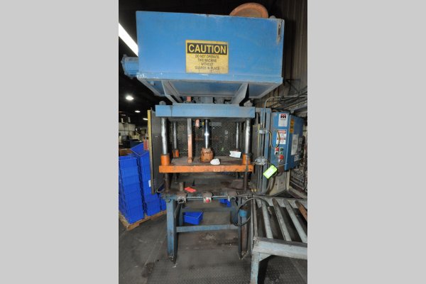 Used Metal Mechanics Model: DCT-30 30 U.S. Ton Four Column (Post) Vertical Hydraulic Die Casting Trim Press