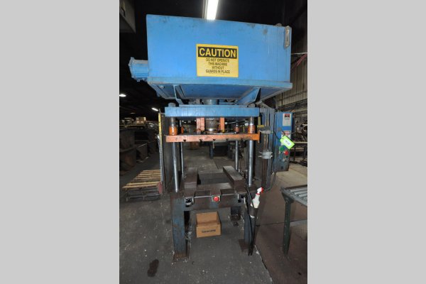 Used Metal Mechanics Model: DCT-30 30 U.S. Ton Four Column (Post) Vertical Hydraulic Die Casting Trim Press