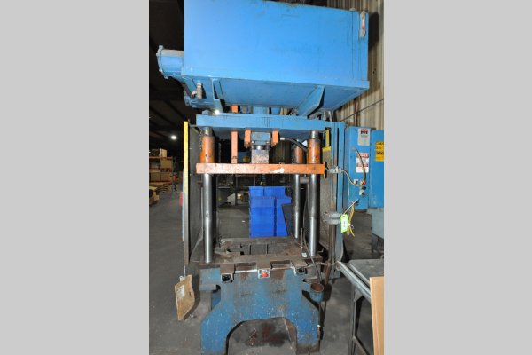 Used Metal Mechanics Model: DCT-30 30 U.S. Ton Four Column (Post) Vertical Hydraulic Die Casting Trim Press