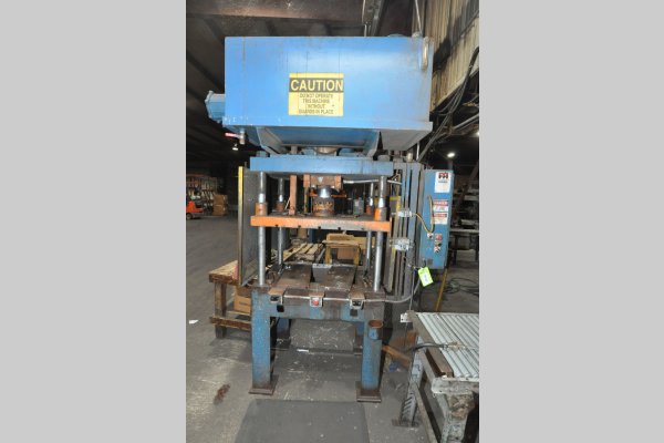 Used Metal Mechanics Model: DCT-30 30 U.S. Ton Four Column (Post) Vertical Hydraulic Die Casting Trim Press