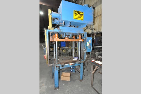 Used Metal Mechanics Model: DCT-20 20 U.S Tons Four Column (Post) Vertical Hydraulic Die Casting Trim Press