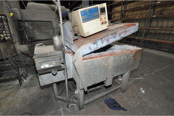 Used Cal-Miser Model: SO 1600 1600 Pound Holding Capacity (aluminum) Low Energy High Efficiency Natural Gas Heated Aluminum Holding Furnace