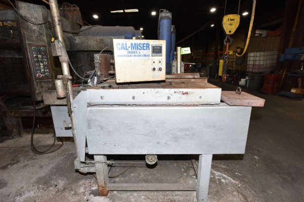 Used Cal-Miser Model: SO 1600 1600 Pound Holding Capacity(Aluminum) Low Energy High Efficiency Natural Gas Heated Aluminum Holding Furnace
