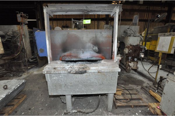 Used TDC-HF Model: TDC-ALF-1600 1600 Pound Holding Capacity(Aluminum) Low Energy High Efficiency Natural Gas Heated Aluminum Holding Furnace