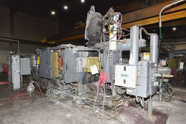 Used Lester Model: HP-600X-SF 600 Ton Horizontal Cold Chamber Aluminum High Pressure Die Casting Machine