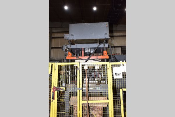 Used Metal Mechanics Model: DCT-35 35 U.S. Ton Four Column (Post) Vertical Hydraulic Die Casting Trim Press