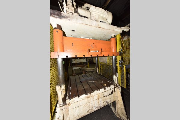 Used MMC Model: TP-50 50 U.S. Tons Four Column (Post) Vertical Hydraulic Die Casting Trim Press