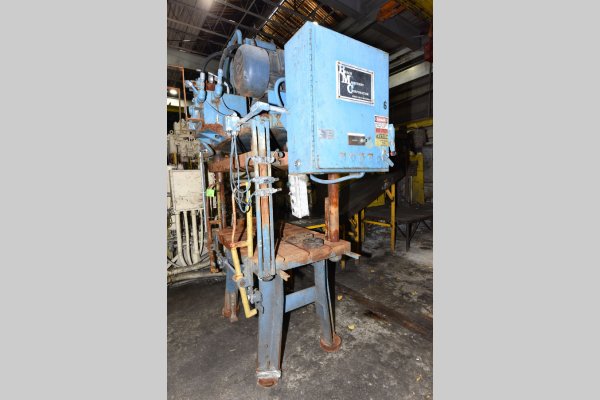 Used Birch Trim Press Model: TP-50 50 Ton Four Column (Post) Vertical Hydraulic Die Casting Trim Press