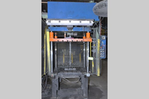 Used Metal Mechanics Model: TP-50 50 U.S. Tons Four Column (Post) Vertical Hydraulic Die Casting Trim Press