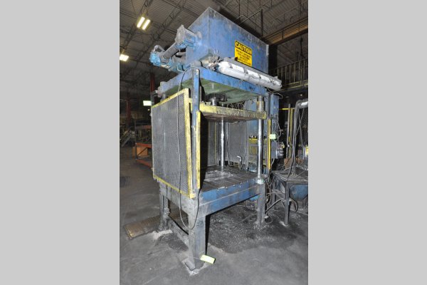 Used Metal Mechanics Model: 50 50 Ton Four Column (Post) Vertical Hydraulic Die Casting Trim Press