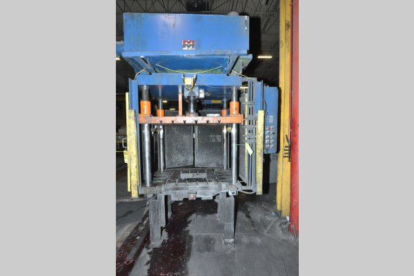 Used Metal Mechanics Model: DCT-50 50 Ton Four Column (Post) Vertical Hydraulic Die Casting Trim Press