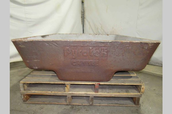 Used Pyrotek Model: C4116 2000 Pounds Capacity Cast Iron Sow Molds for Aluminum Sow Production