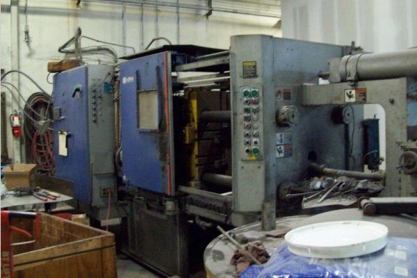 Used HPM Model: U-200-A 200 U.S. Tons Horizontal Cold Chamber Aluminum High Pressure Die Casting Machine