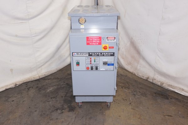 Used Budzar Industries Model: 1SS0T-2430-NC-030-FCB-0-00 24 KW Single Zone Portable Hot Oil Process Heater Temperature Control Unit