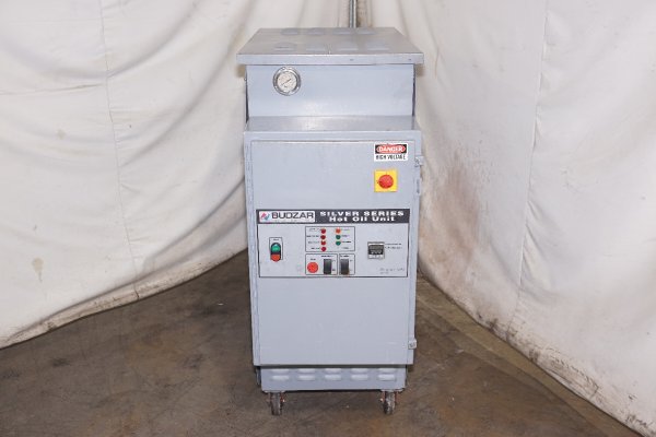 Used Budzar Industries Model: 1SS0T-2430-NC-030-FCB-0-00 24 KW Single Zone Portable Hot Oil Process Heater Temperature Control Unit