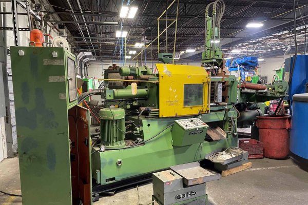 Used Frech Model: DAK 100-H 100 Metric Ton Horizontal Cold Chamber Aluminum High Pressure Die Casting Machine