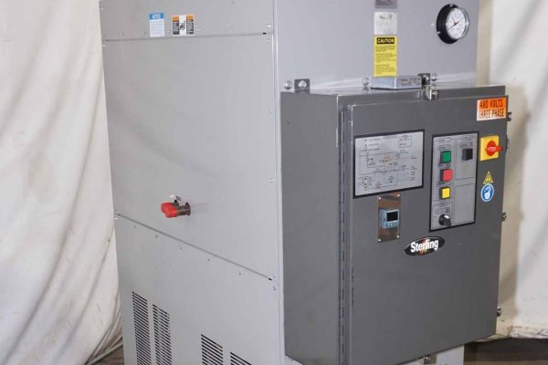 Used Sterlco Model: G-6017-M 24 kW Single Zone Portable Hot Oil Process Heater Temperature Control Unit with Cooling Water Circuit