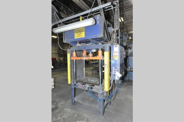 Used Metal Mechanics Model: DCT-20 20 U.S. Ton Four Column (Post) Vertical Hydraulic Die Casting Trim Press