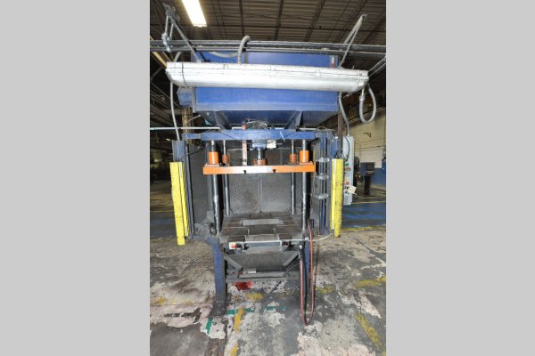 Used Metal Mechanics Model: DCT-20 20 U.S. Ton Four Column (Post) Vertical Hydraulic Die Casting Trim Press