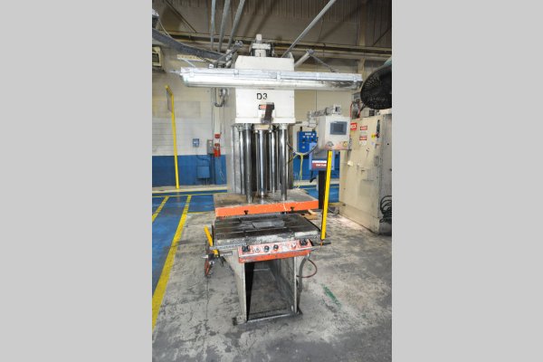 Used Greenerd Model: HCA-30R8 30 U.S. Ton C-Frame (Gap Frame) Vertical Hydraulic Die Cast Trimming Press