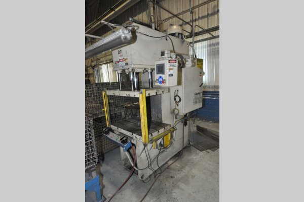Used Greenerd Model: HCA-30R8 30 U.S. Ton C-Frame (Gap Frame) Vertical Hydraulic Die Cast Trimming Press