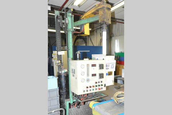 Used Wedron Model: 3541-MU-E-N 40 Pounds of Flux Capacity Rotary Degassing and Fluxing Unit for Aluminum Alloys