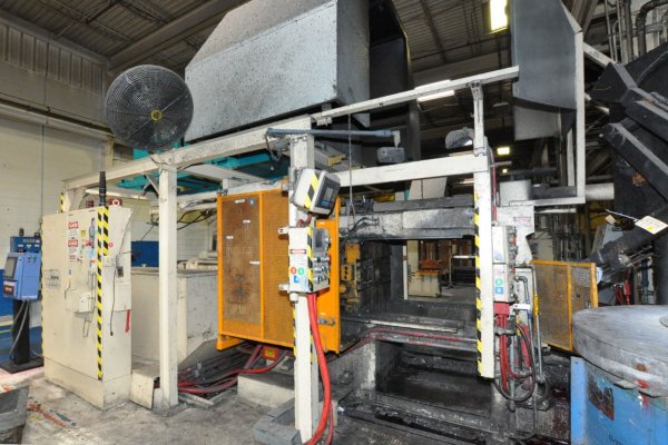 Used Lester Model: HP-700X-SF 700 Ton Horizontal Cold Chamber Aluminum High Pressure Die Casting Machine