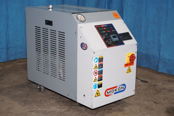 Used Mokon Model: H24106Z6 6 KW Single Zone Portable Hot Oil Process Heater Temperature Control Unit with Cooling Water Circuit