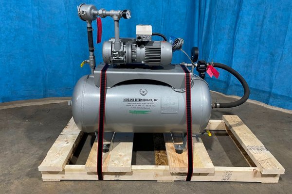 Used Midland Technologies Model: 45 CFM (Cubic Feet per Minute) Vacuum Die Casting System