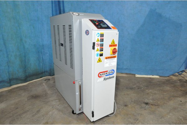 Used Mokon Model: H44112GX 12 KW Single Zone Portable Hot Oil Process Heater Temperature Control Unit with Cooling Water Circuit