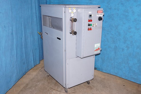 Used Budzar Industries Model: 10T-1815/18G-GOLL 18 KW Negative Pressure Hot Oil Temperature Control Unit with Water Cooling Circuit