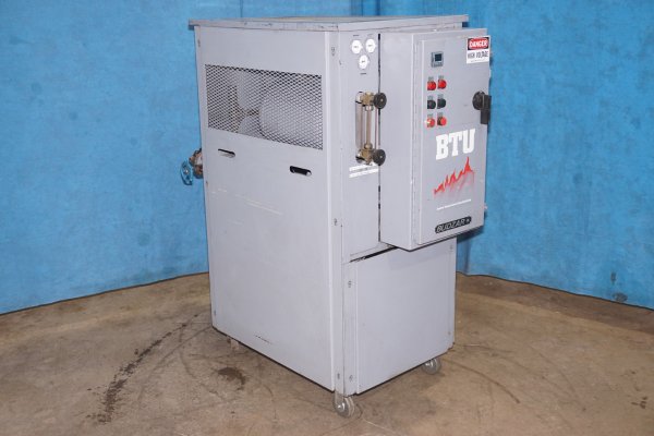 Used Budzar Industries Model: 1NP-1820-GOLSP 18 KW Single Zone Portable Hot Oil Process Heater Temperature Control Unit with Cooling Water Circuit