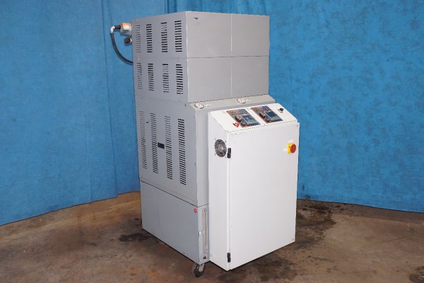 Used Mokon Model: H44200NY 27 kW (18 kw and 9 kw) Dual (two) Zone Portable Hot Oil Process Heater Temperature Control Unit with Cooling Water Circuit