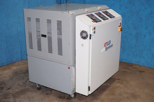 Used Mokon Model: H44306NZ 18 kW (6 kW per zone) Three Zone Portable Hot Oil Process Heater Temperature Control Unit with Cooling Water Circuit