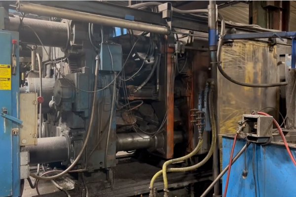 Used Prince Model: 836 CCA 900 U.S. Tons Horizontal Cold Chamber Aluminum High Pressure Die Casting Machine