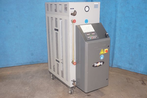 Used Sterlco Model: M2B-2016-U1 36 kW Single Zone Portable Hot Oil Process Heater Temperature Control Unit with Cooling Water Circuit