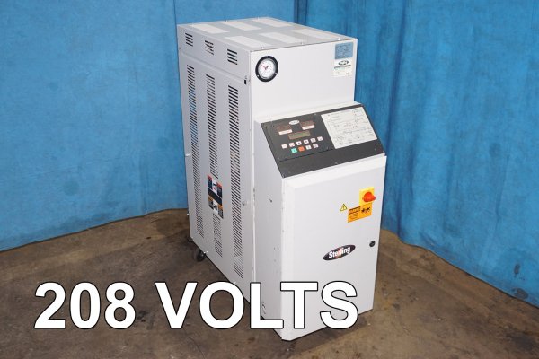 Used Sterlco Model: M2B2016-M1 6 KW Single Zone Portable Hot Oil Process Heater Temperature Control Unit with Cooling Water Circuit