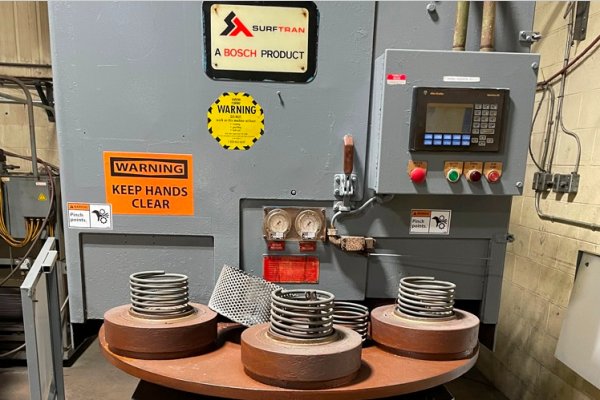 Used Surftran Model: C250-6 250 Ton Thermal Energy Method (TEM) Thermal Parts Deburring Machine