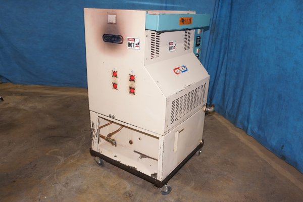 Used Mokon Model: MR4G12-J2 24 kW (12 kW per zone) Dual (two) Zone Portable Hot Oil Process Heater Temperature Control Unit with Cooling Water Circuit
