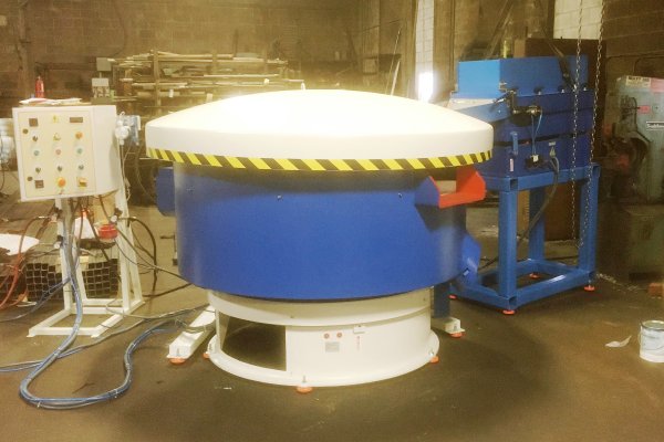 Used Royson Engineering Model: 20-CTV-IS 20 Cubic Feet Vibratory Bowl Finishing Machine