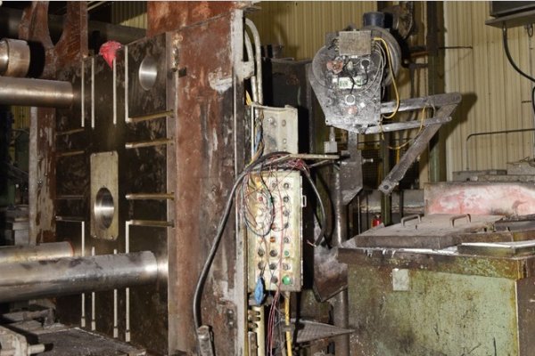 Used Prince Model: 836 CCA 900 U.S. Tons Horizontal Cold Chamber Aluminum High Pressure Die Casting Machine