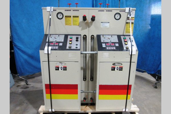 Used Sterlco Model: M2B9026-JO 72 kw (36 kw per zone) Dual (two) Zone Portable Hot Oil Process Heater Temperature Control Unit