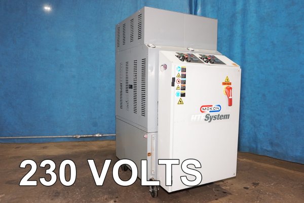 Used Mokon Model: H542218AFB 36 kW (18 kW per zone) Dual (two) Zone Portable Hot Oil Process Heater Temperature Control Unit with Cooling Water Circuit