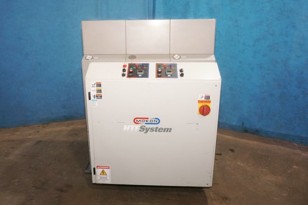 Used Mokon Model: H64230OP 60 kW (30 kw per zone) Dual (two) Zone Portable Hot Oil Process Heater Temperature Control Unit with Cooling Water Circuit