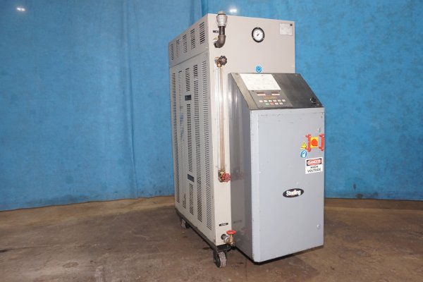 Used Sterlco Model: M2B-2016-U1 36 kW Single Zone Portable Hot Oil Process Heater Temperature Control Unit with Cooling Water Circuit