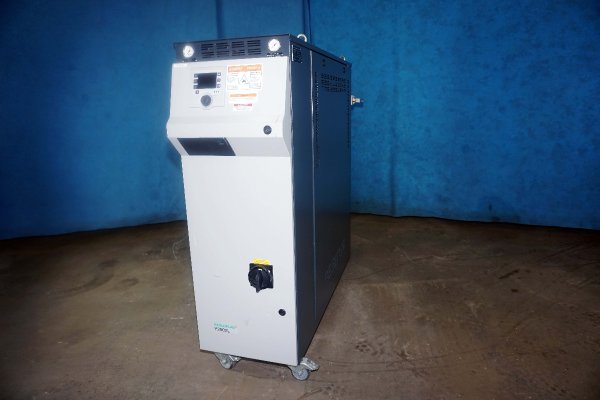 Used Regloplas Hot Water Model: P200XL/60/SM85H/SK/RT100 60 kW Single Zone Portable Hot Water Process Heater Temperature control Unit