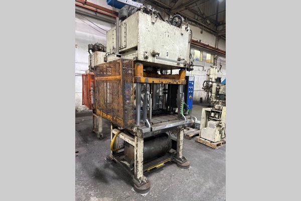 Used Long Beach - Sunrise Model: TP-40B 40 Ton Four Column (Post) Vertical Hydraulic Die Casting Trim Press