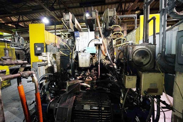 Used Prince Model: 1043 CCA 1100 U.S. Ton Horizontal Cold Chamber Aluminum High Pressure Die Casting Machine